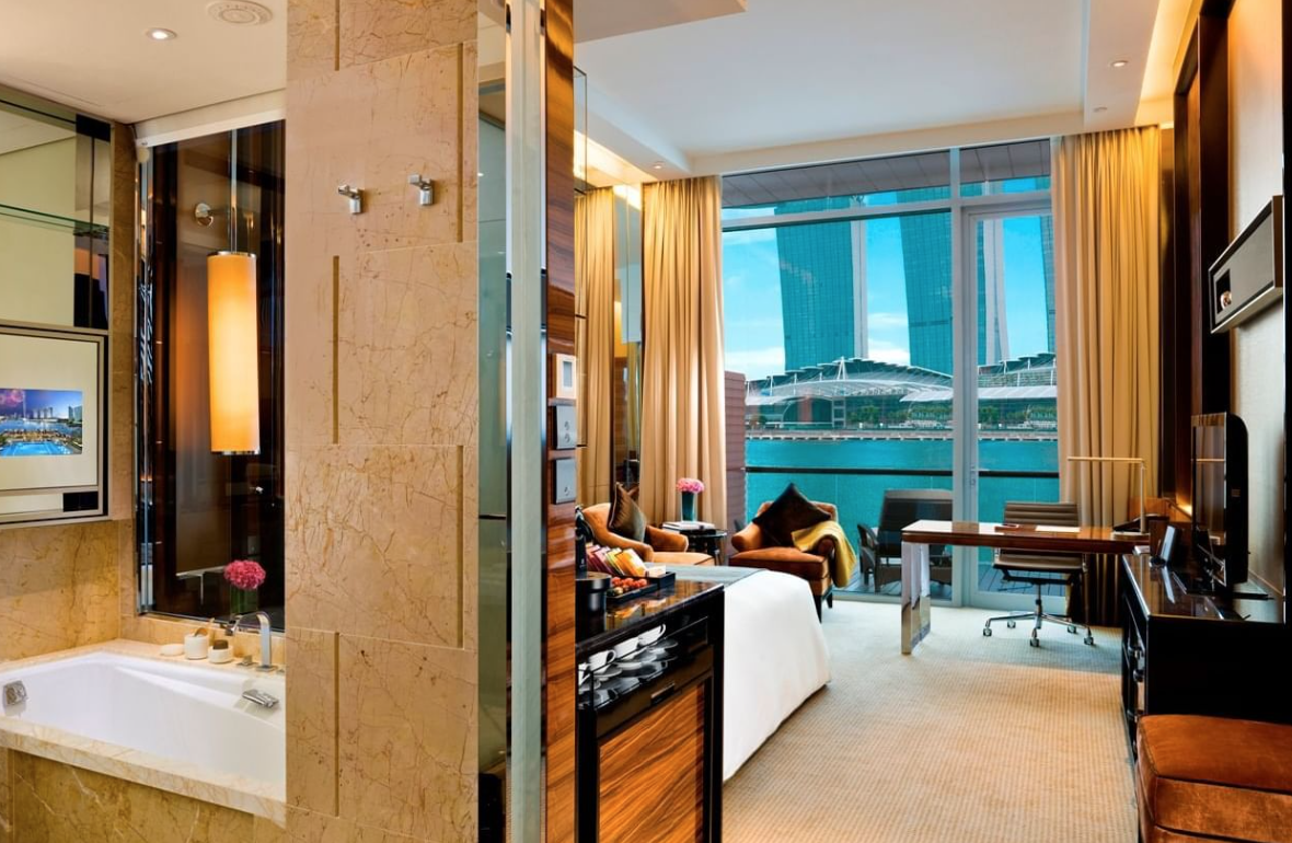 Balcony Proposal with View of Marina Bay Sands