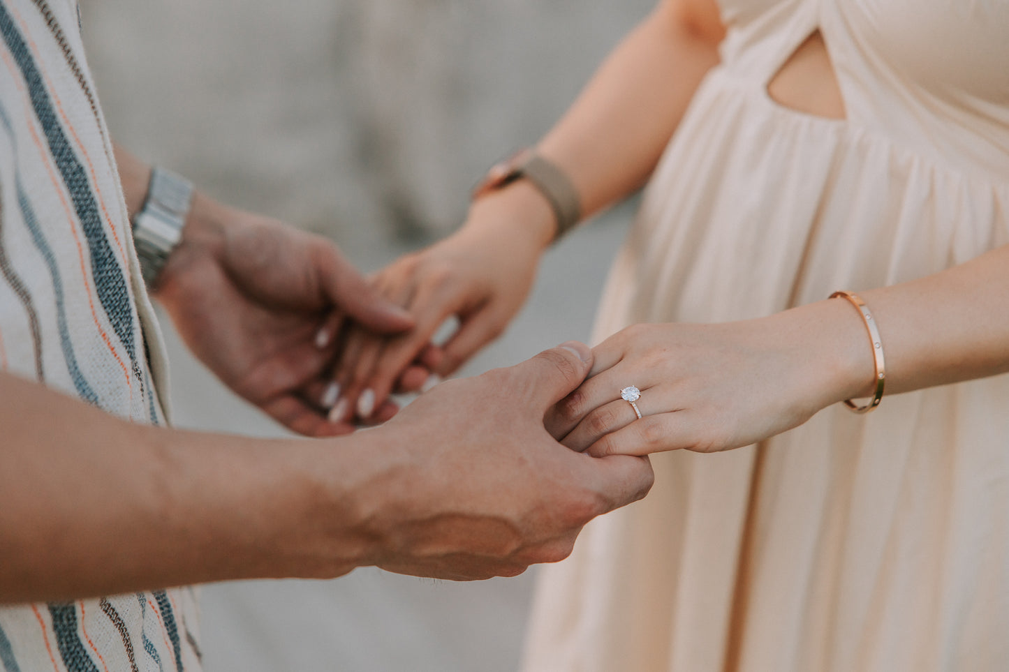 Picnic Proposal with view of Marina Bay Sands