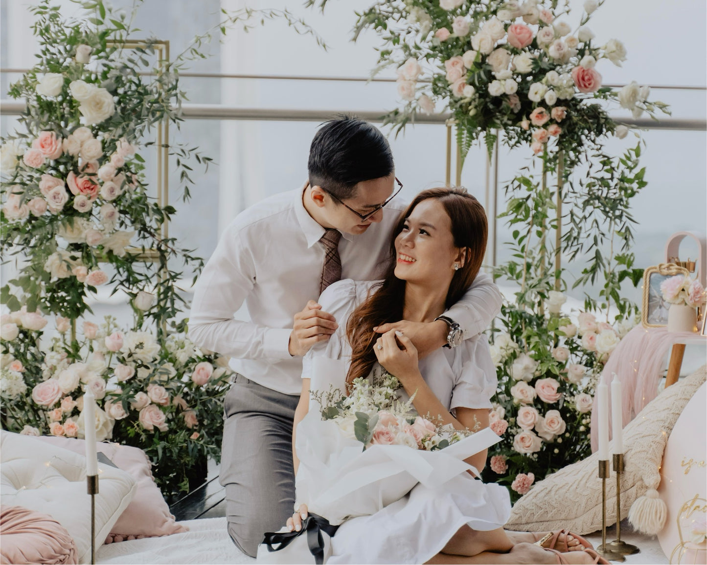Balcony Proposal with View of Marina Bay Sands
