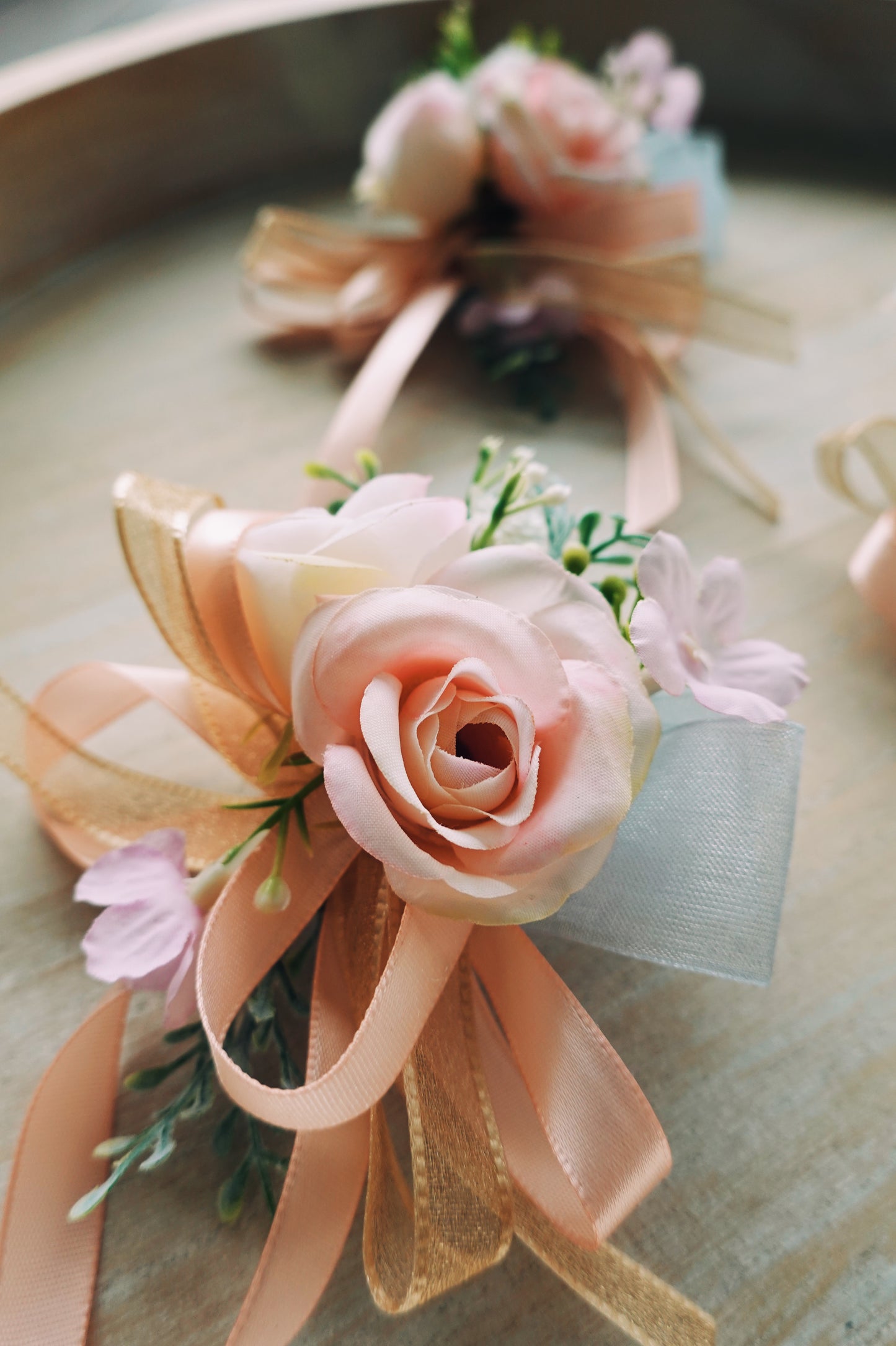 Bridesmaid Corsage (Blush)