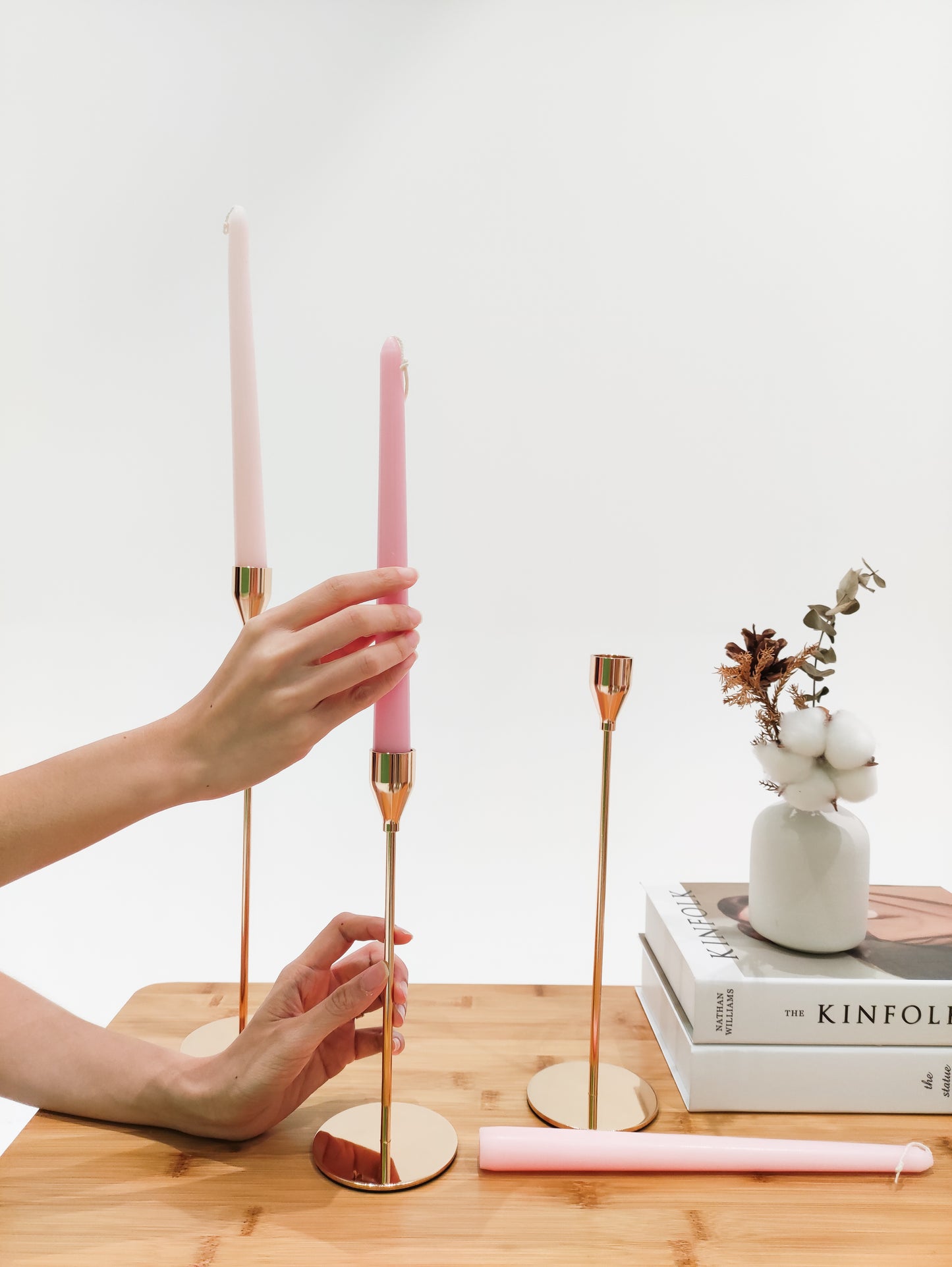 LUXE Gold Candleholders Set of 3