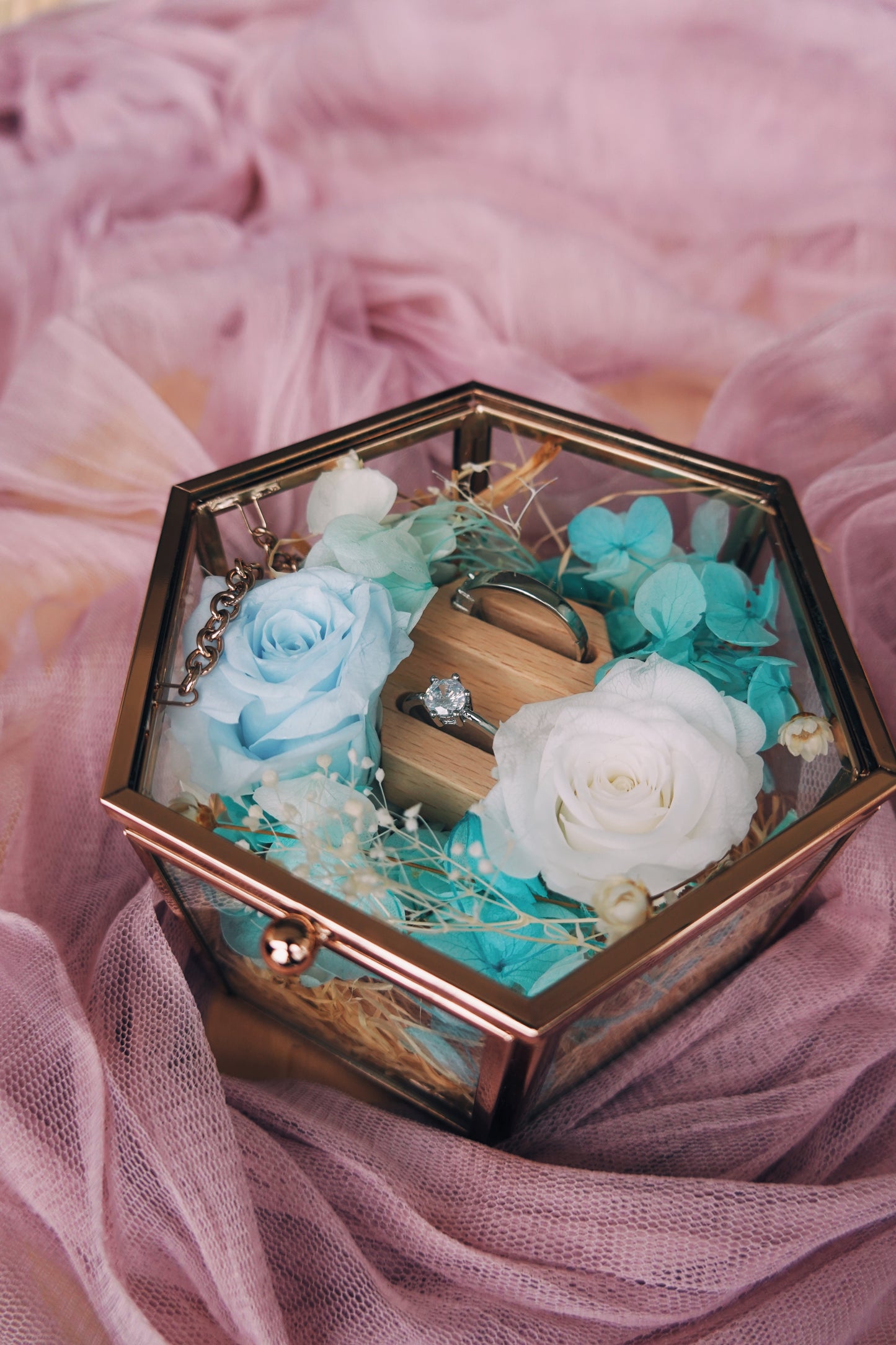 Ring Box (Iris Blue)