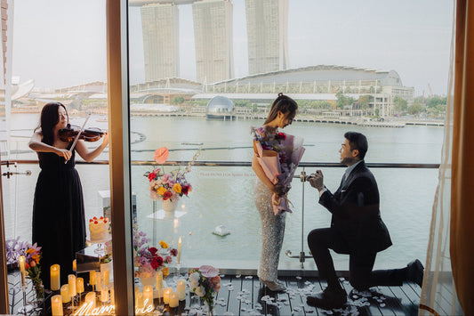 Balcony Proposal with View of Marina Bay Sands