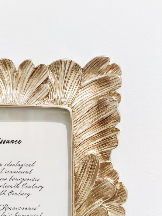 ADDLEY Gold Feather Frame