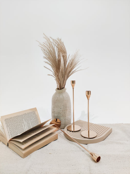 LUXE Gold Candleholders Set of 3