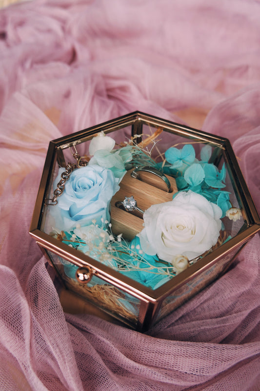 Ring Box (Iris Blue)