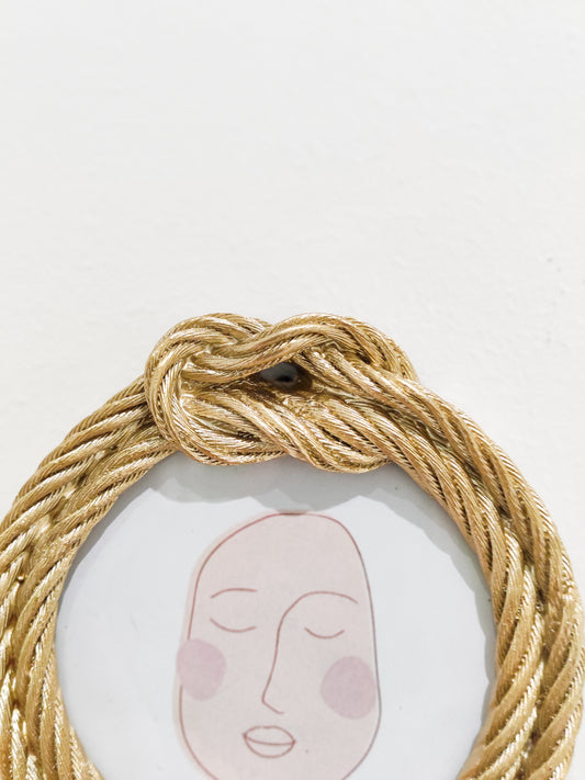 ADDLEY Gold Round Frame